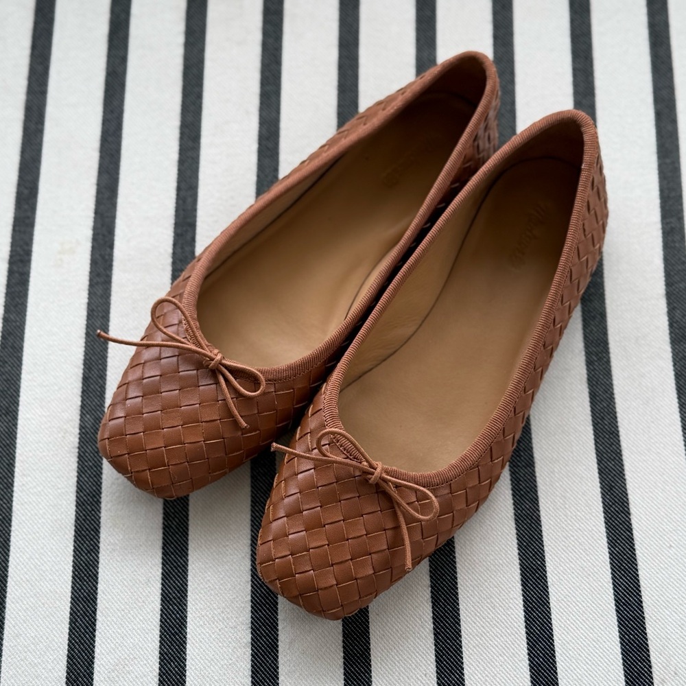 Madewell Annalise woven ballet flat size 7.5